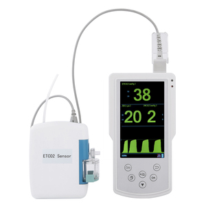 5 Inch Handheld Monitor Pulse Oximeter with Etco2 Sensor