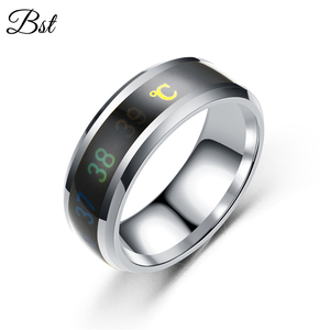 Stainless Steel Sense Celsius Smart Ring