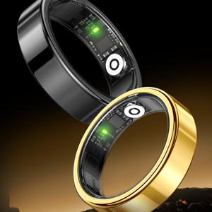 Gold Plated Smart Ring AIZO App IP68
